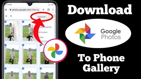 You can also click on Select None and then check the box next to Google Photos to solely export your photos. . Download google photos to phone